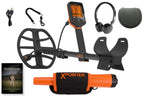 Quest Q35 Metalldetektor mit Funkkopfhörer & Xpointer Pinpointer (orange) & Schatzsucherhandbuch