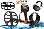 Quest V80 Double Blizzard Metalldetektor mit Funkkopfhörer