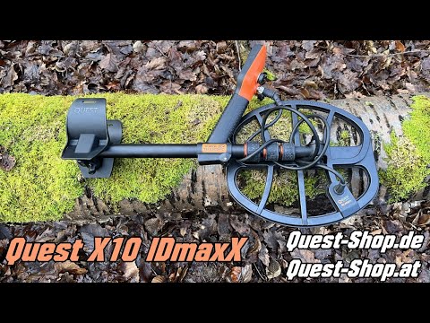 Metalldetektor Quest X10 IDmaxX YouTube Video